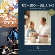 Cargar imagen en el visor de la galería, Combo: Romero en Julianas + Cuentos de Cocina + Me Sabe a Familia (RECÍBELO EN DICIEMBRE 2024)
